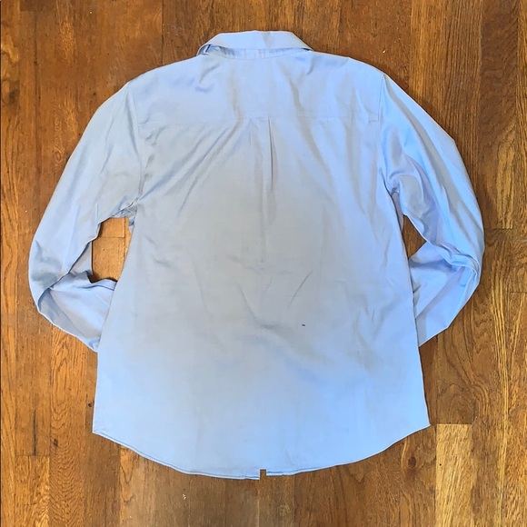 Blue Liz Claiborne blouse size 10 - Picture 3 of 3